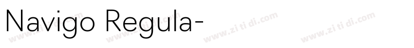 Navigo Regula字体转换